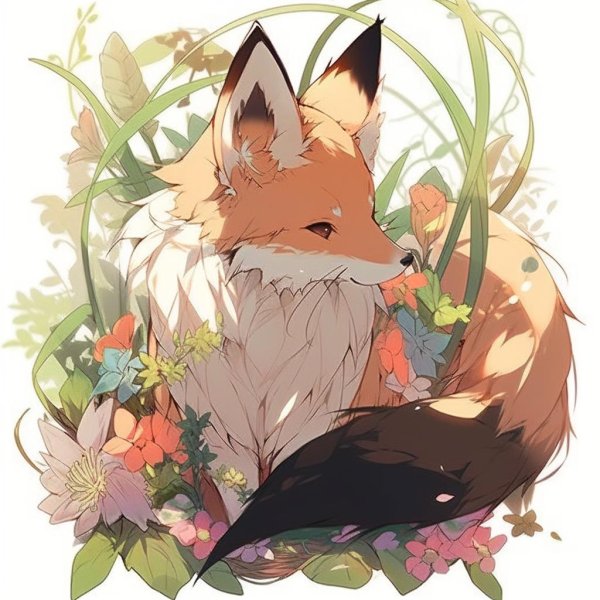 лисы милые арты