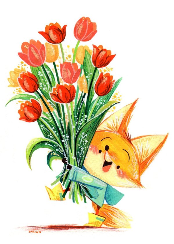 букет тюльпан