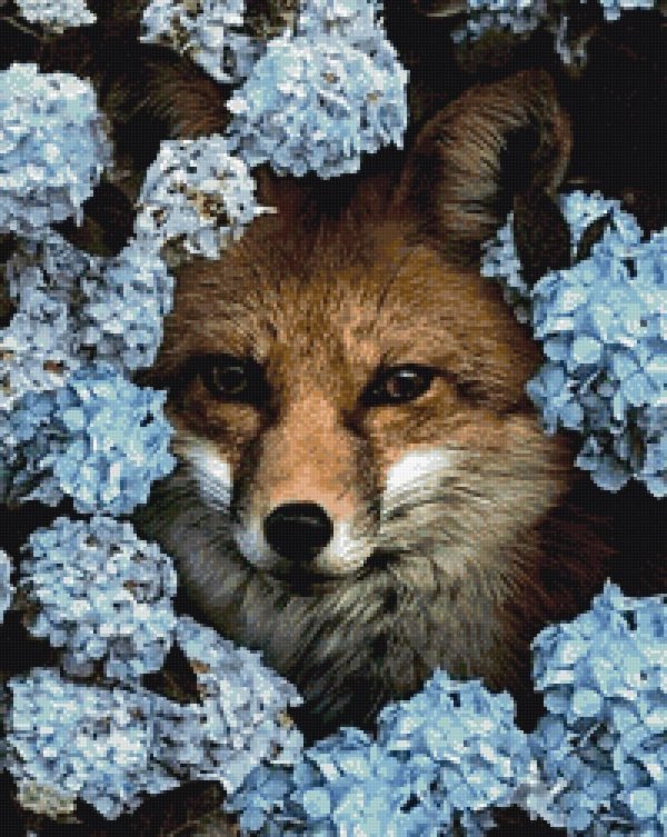 картина с лисой