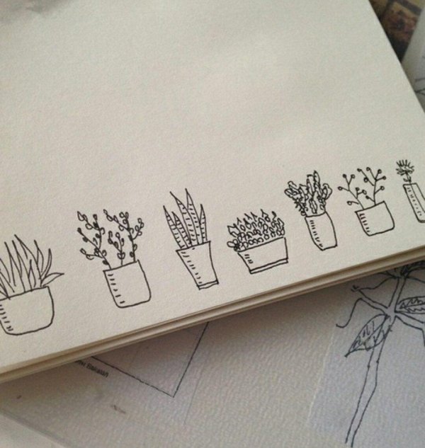 эстетичные рисунки для скетчбука