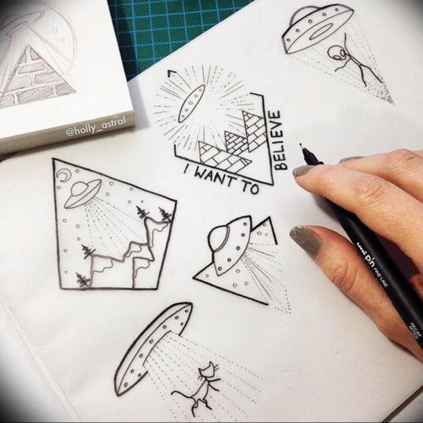 эскиз татуировка