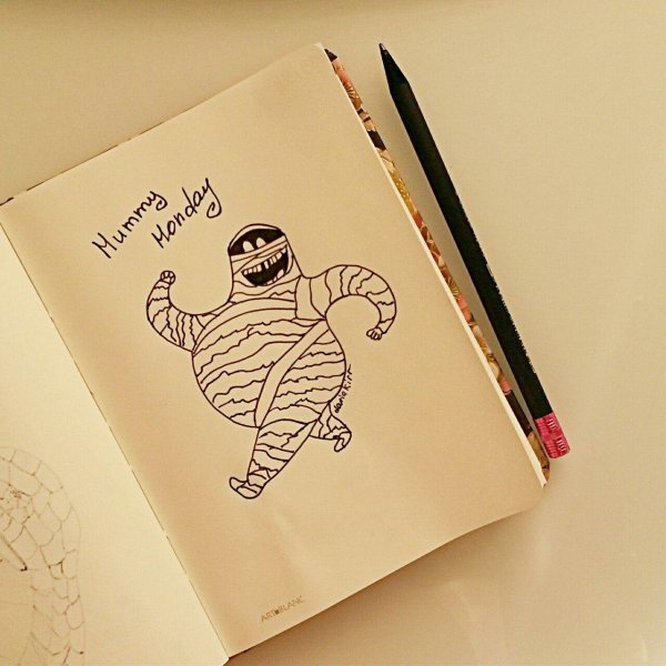 крутые рисунки в скетчбук