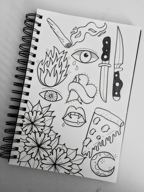 идеи рисунка для скетчбука