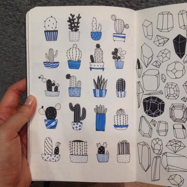 идеи рисунка для скетчбука