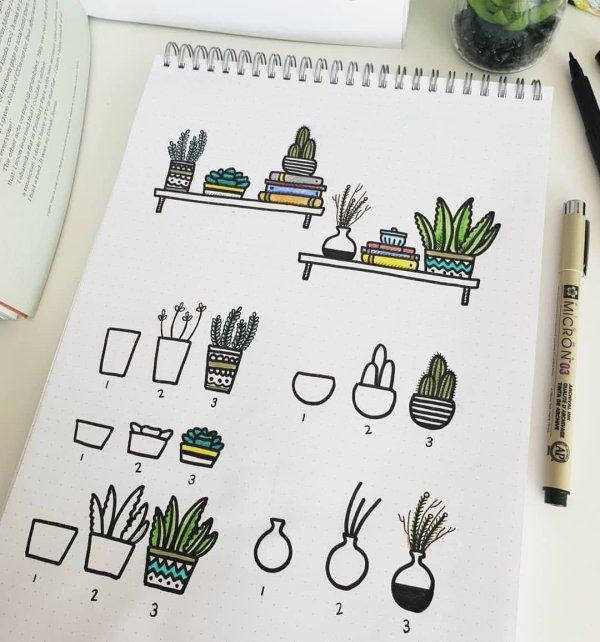 маленькие рисунки для скетчбука