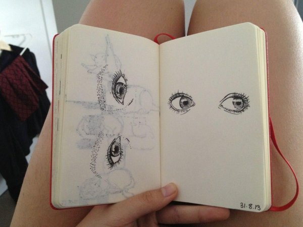 идеи рисунков в скетчбуке