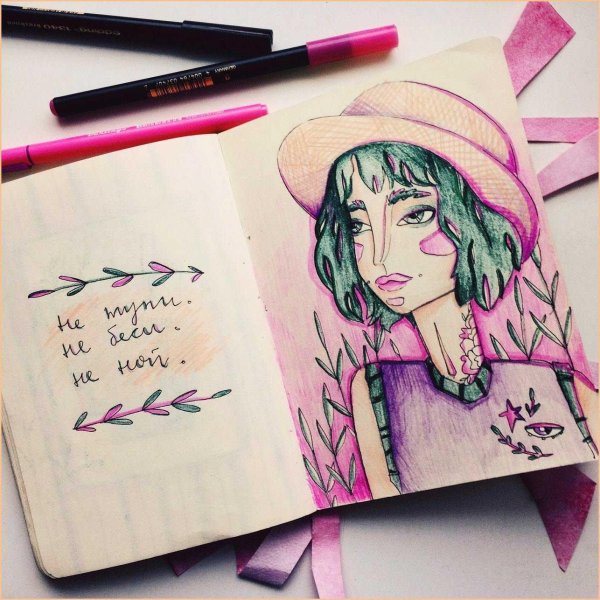 рисунки для скетчбук