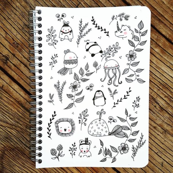 рисунки для скетчбук