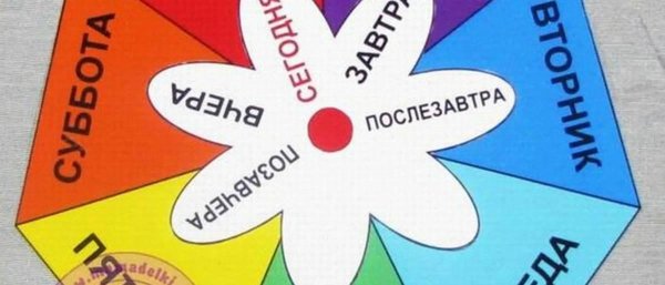 дни недели по цветам