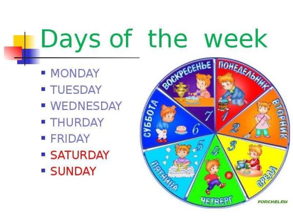 day of the week