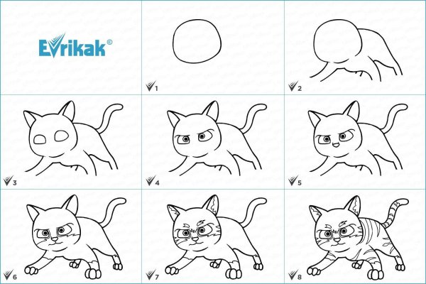 рисунка кошка
