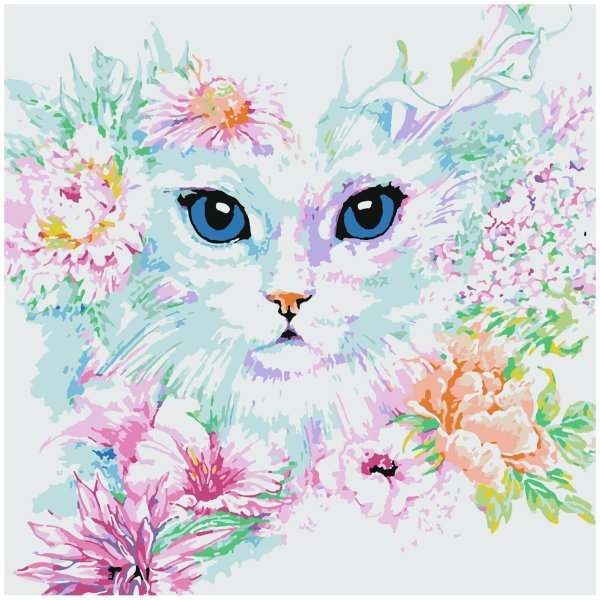 картина по номерам кошка