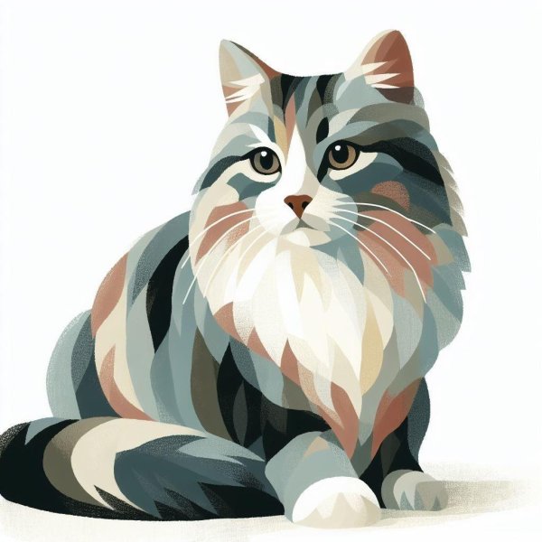 кошачий арт