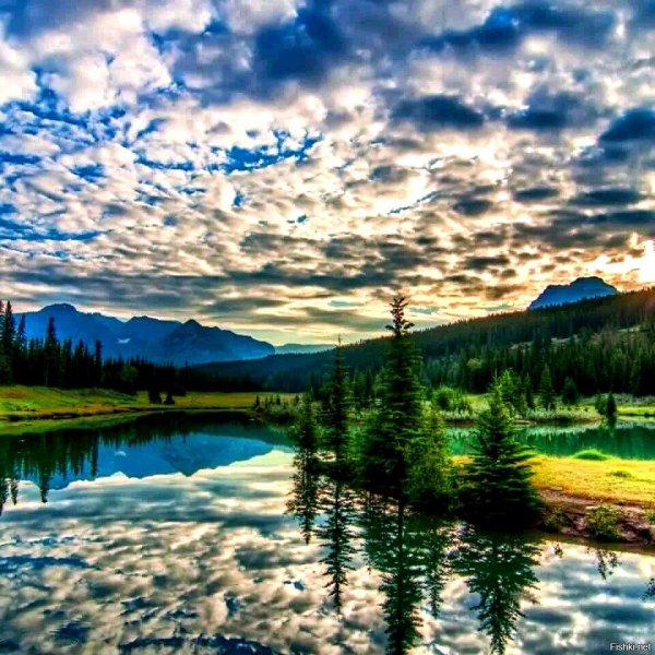 озеро малайн парк джаспер