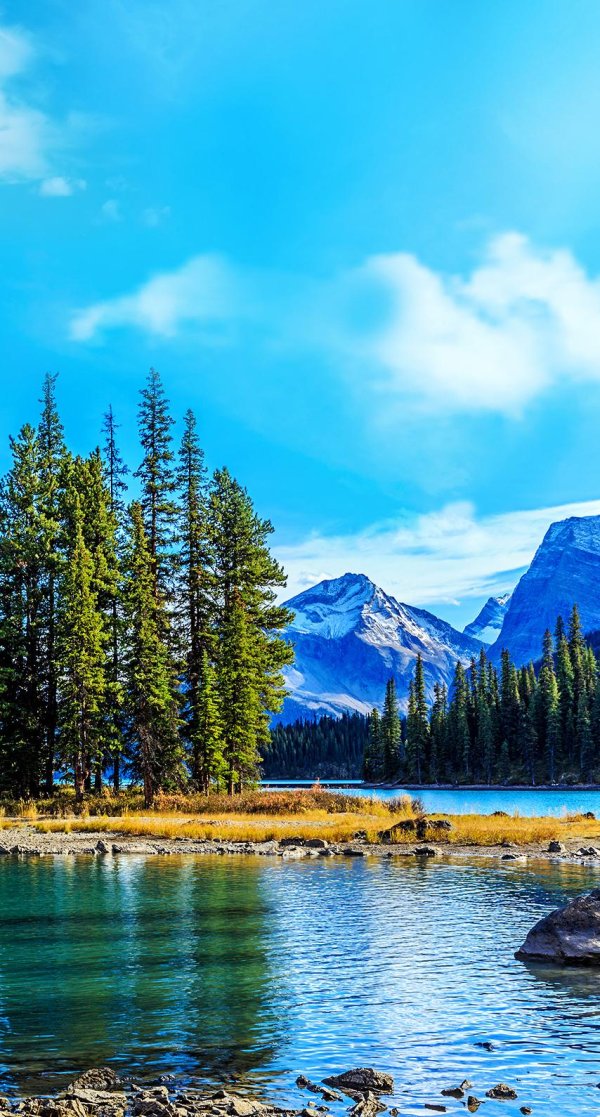 озеро малайн парк джаспер