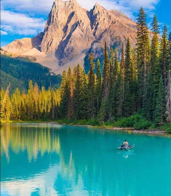 озеро эмеральд канада