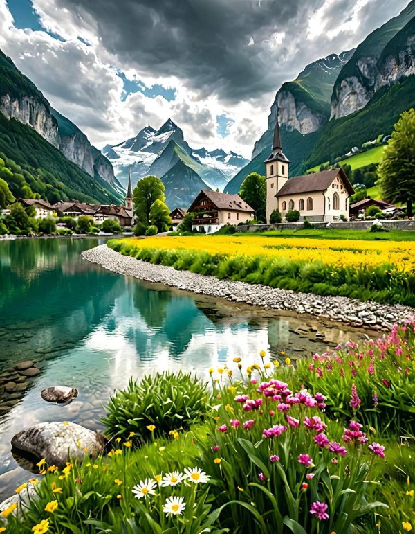 живописные пейзажи