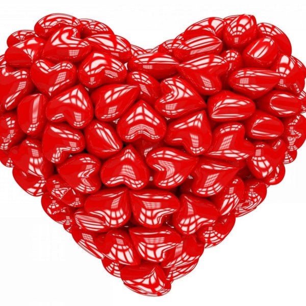 большие сердечки