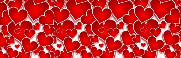 много сердец