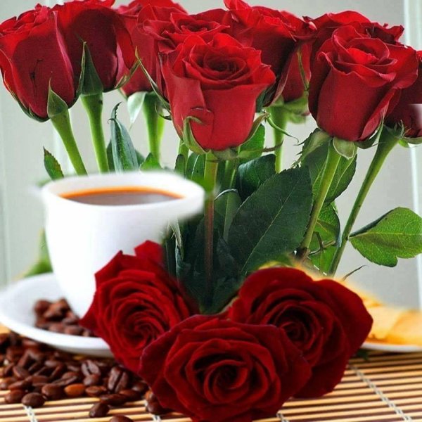 кофе цветок