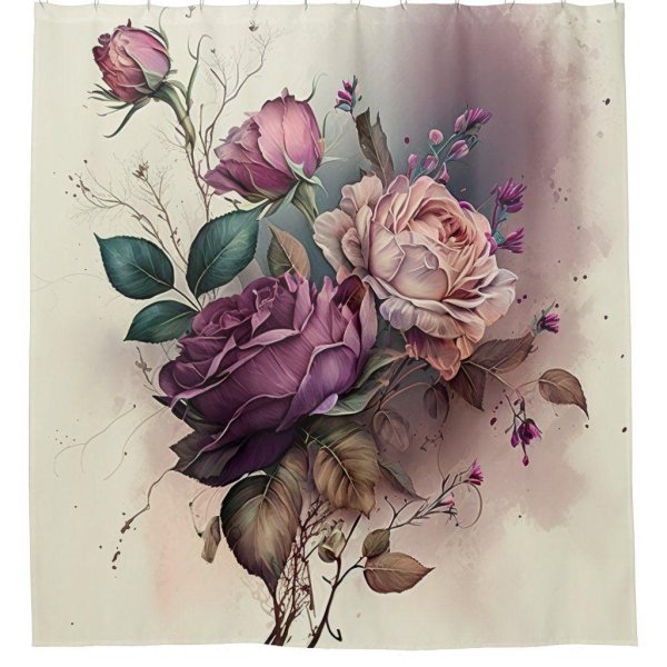 цветок акварель