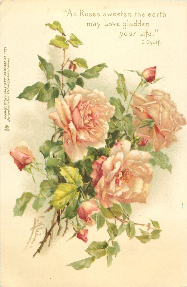 открытка винтажная