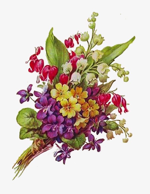 букеты для декупажа