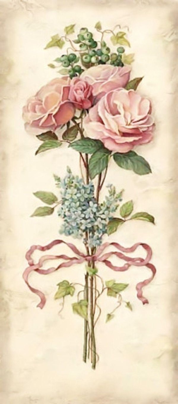 винтажная роза