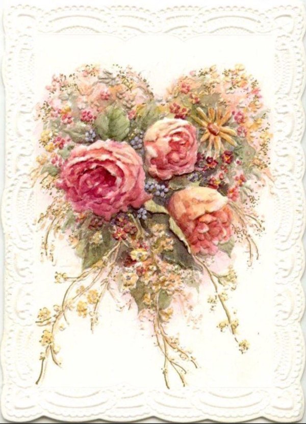 открытка винтажная