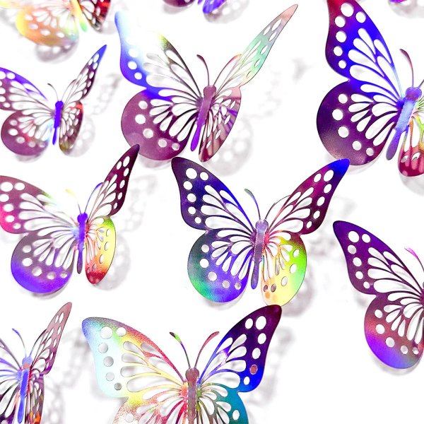 бабочка наклейка