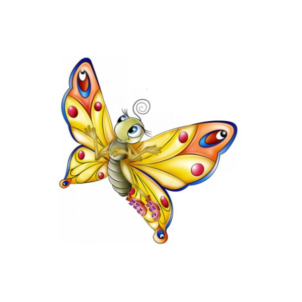 бабочки мультяшные