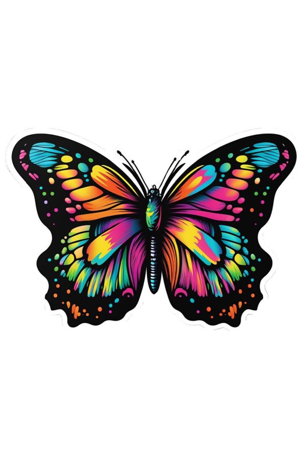 стикер бабочка