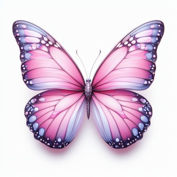 фиолетовые бабочки для печати