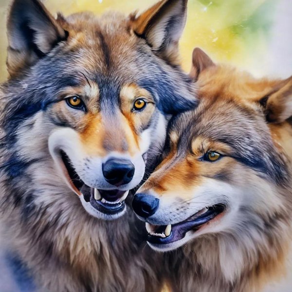 пара волков