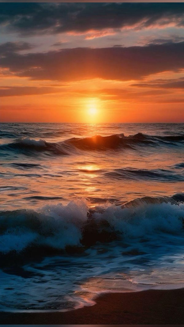 закат красивый