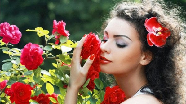 женщинам цветы