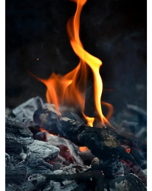горение костра