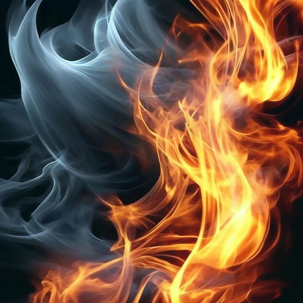 фон с огнем