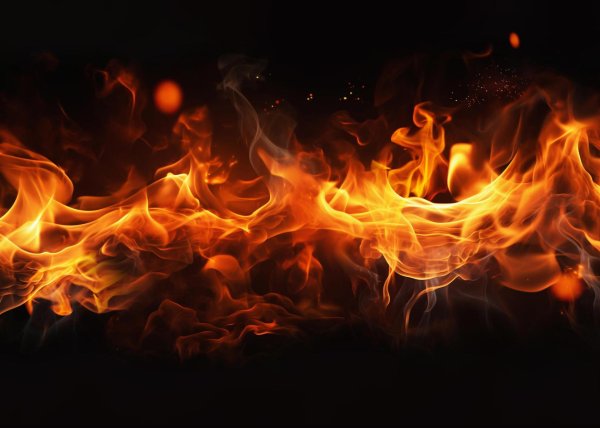 фон с огнем