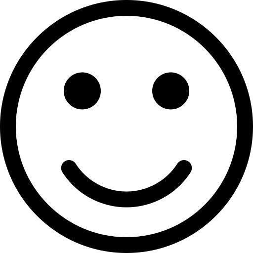 смайл черно белый