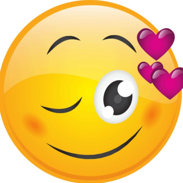 подмигивающий смайлик