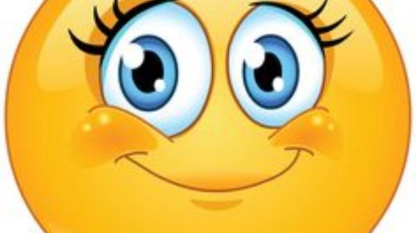 улыбается смайлик