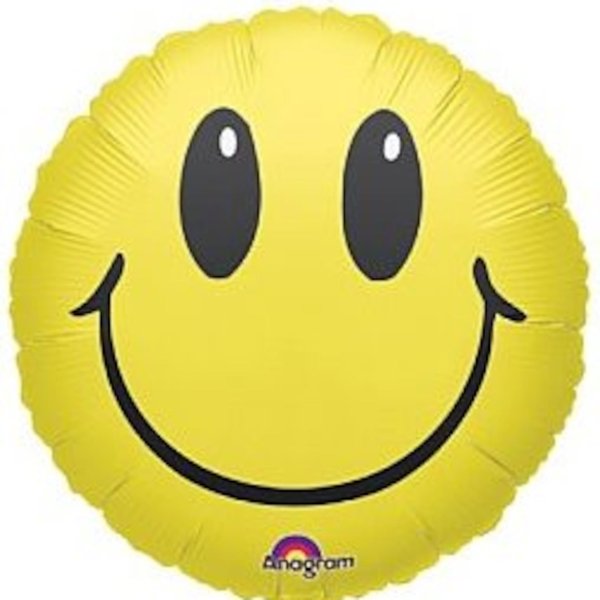 шар фольгированный смайл