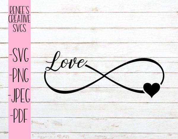 бесконечность с сердечком