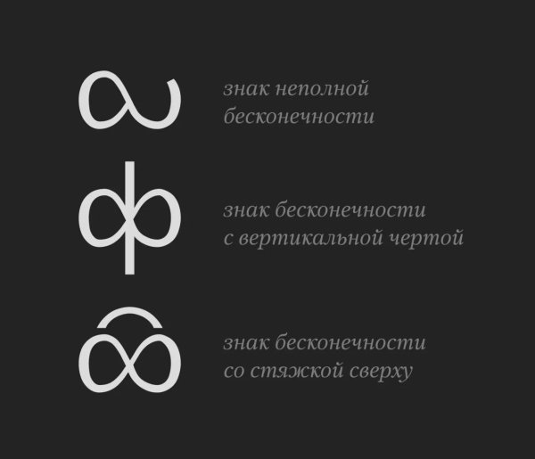 значок бесконечности