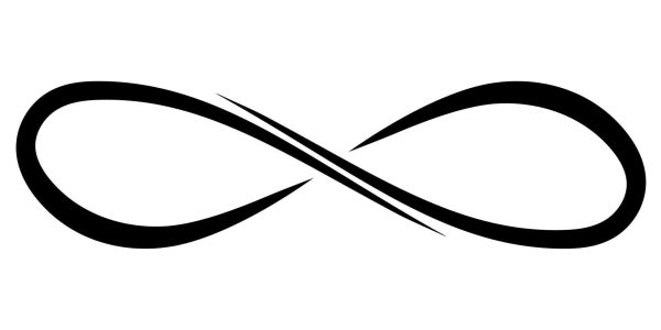 бесконечность вектор