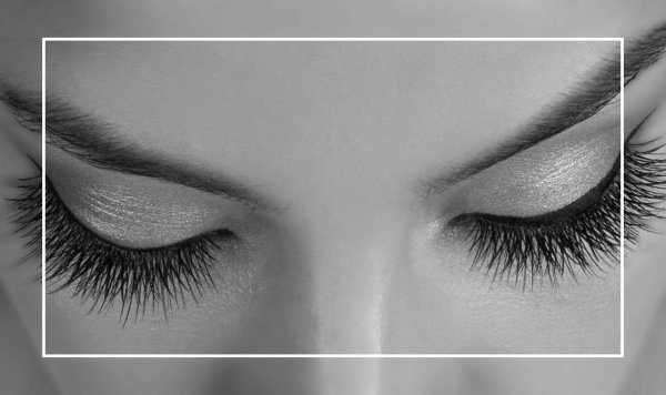 нарощенные ресницы