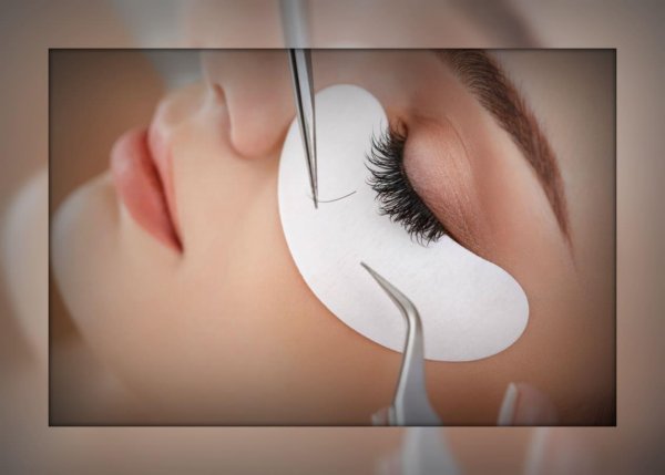 нарощенные ресницы