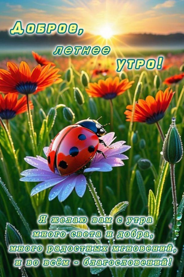 доброго утра летнего