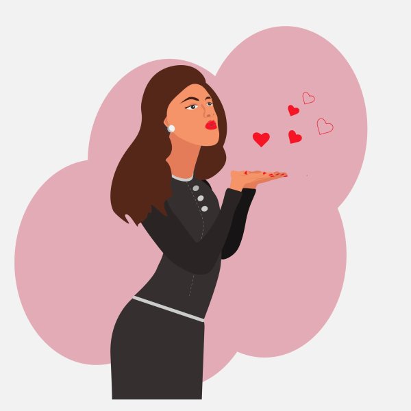 девушка иллюстрация